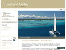 Tablet Screenshot of fr.bernard-gallay.com